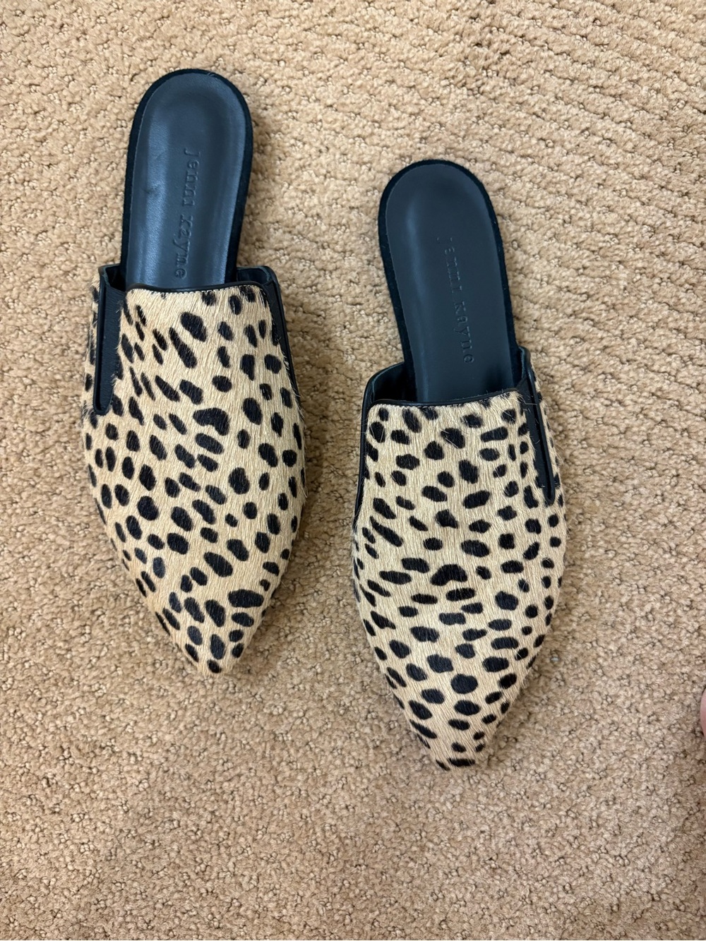 Jenni Kayne calf hair leopard print leather - BRAND NEW!! - Picture 2 of 6